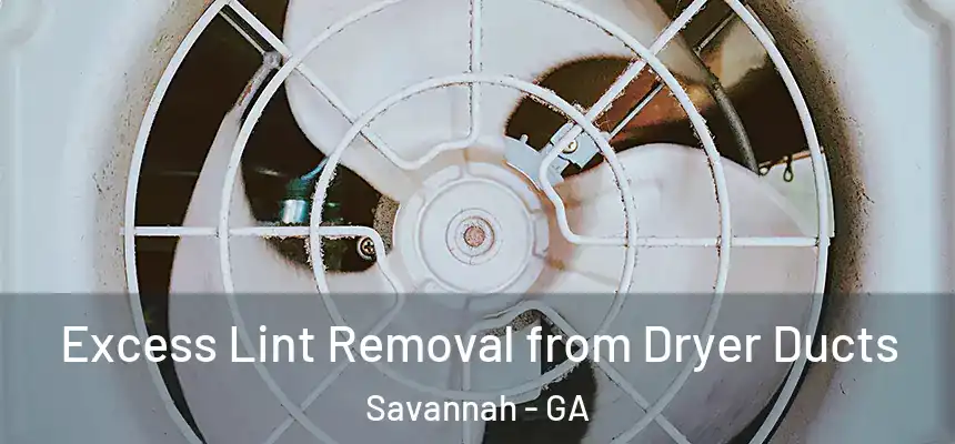 Excess Lint Removal from Dryer Ducts Savannah - GA